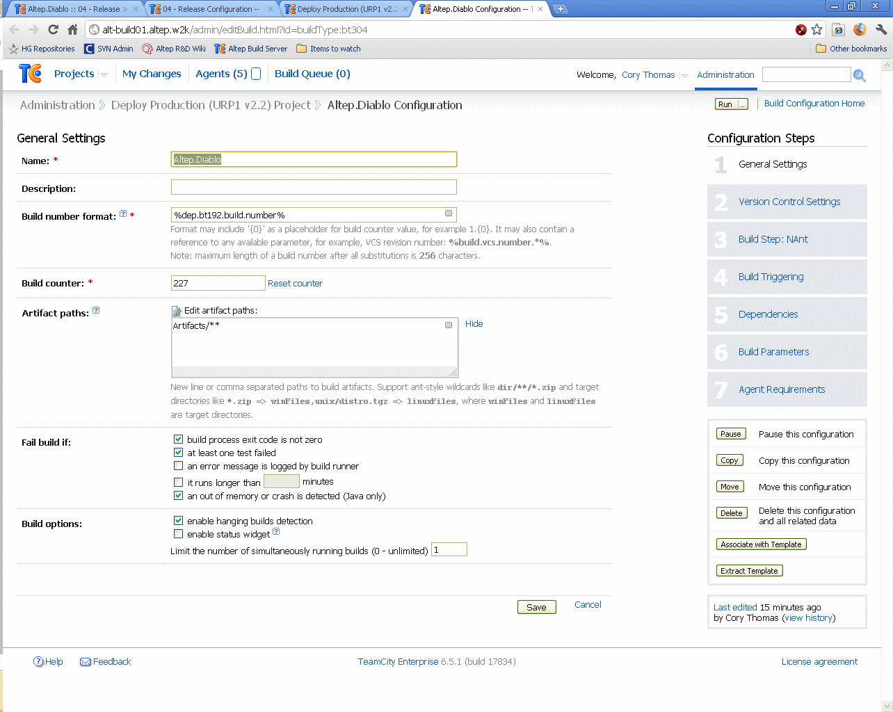 Pulling build number from dependency TeamCity Support JetBrains